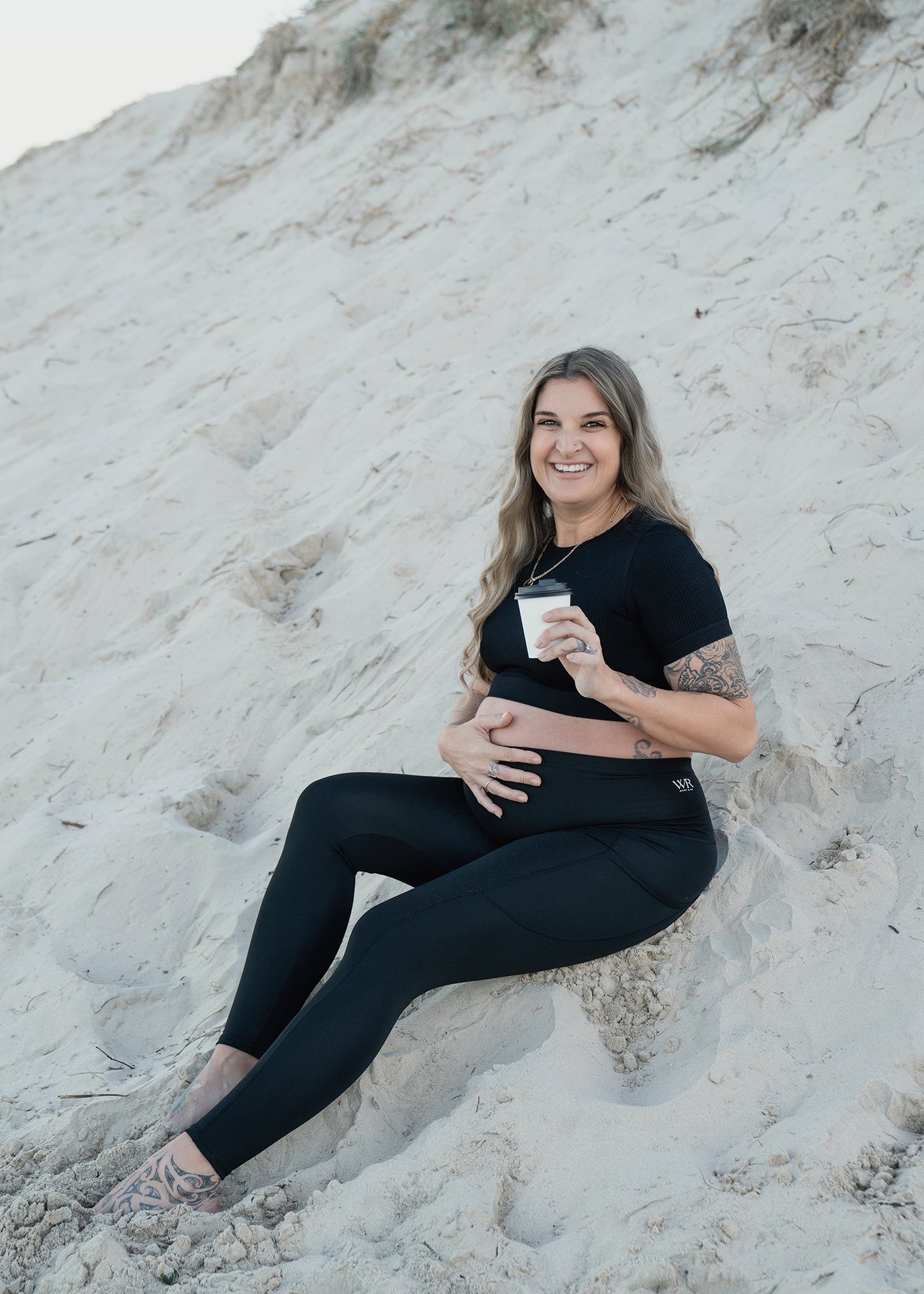 Maternity Performance Pocket Leggings – Black