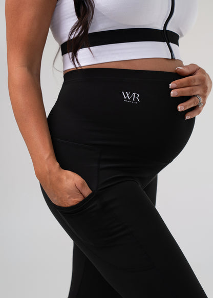 Maternity Performance Pocket Leggings – Black