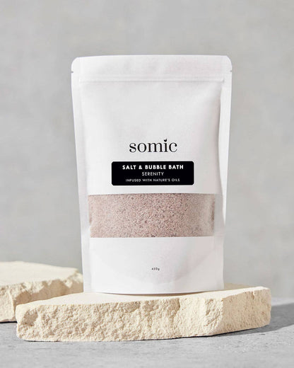 Serenity Salt and Bubble Bath