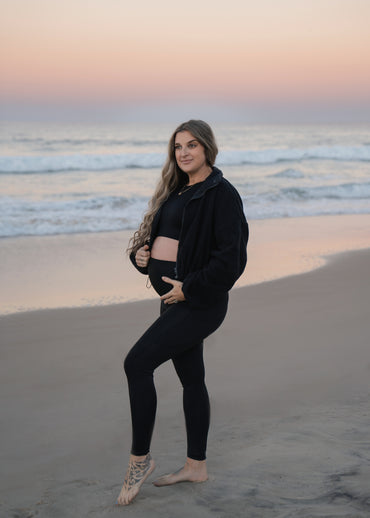 Maternity Performance Pocket Leggings – Black