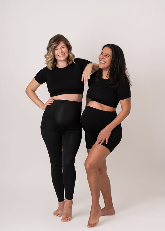 Maternity Performance Pocket Leggings – Black